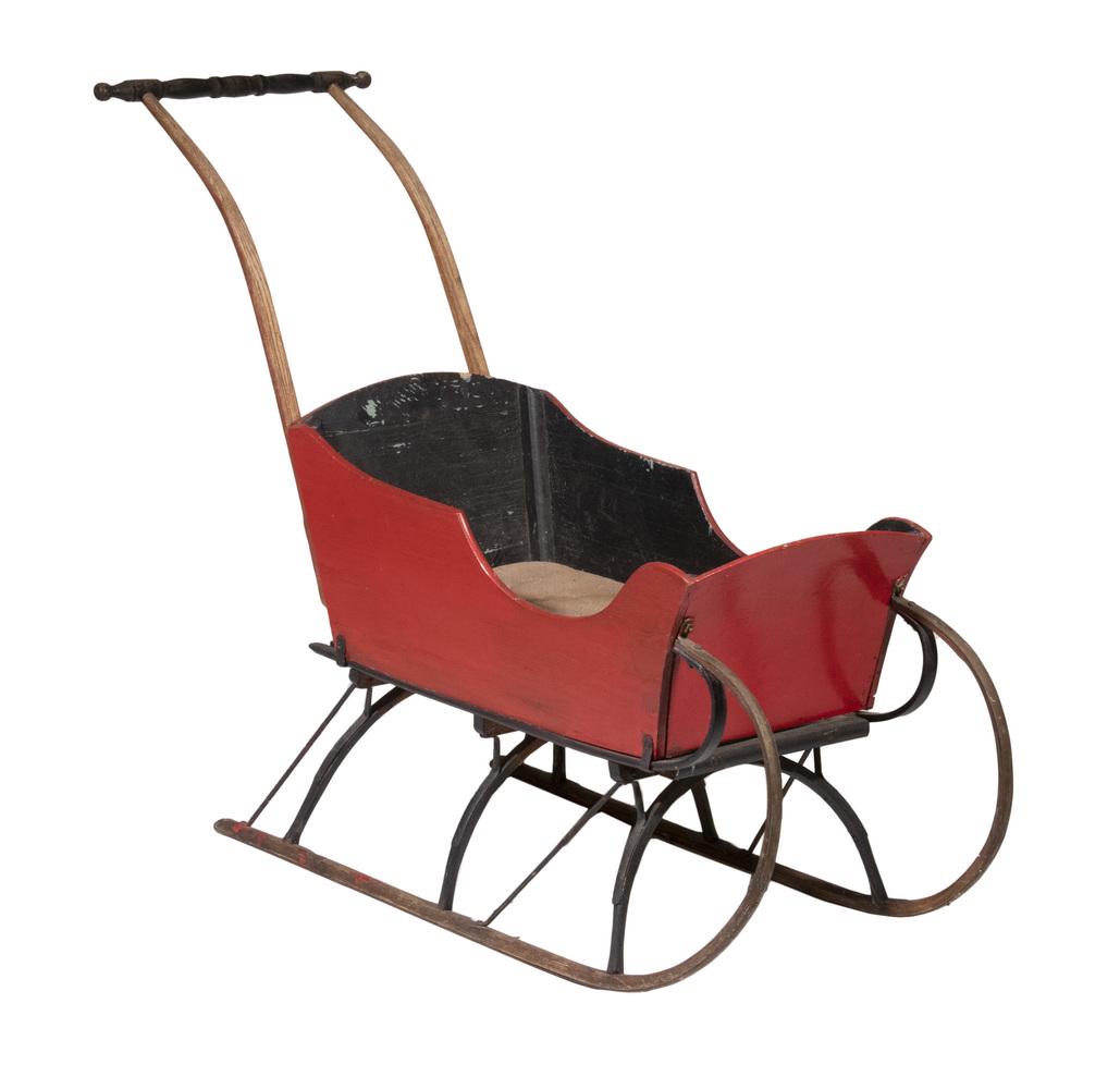 CHILD'S SLEIGH BY PARIS MFG CO OF PARIS, MAINE, CIRCA (1 of 3)