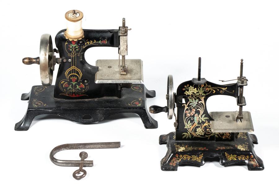 (2) EARLY TOY SEWING MACHINES (1 of 4)