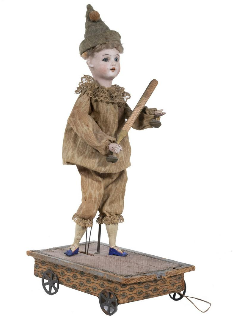 RARE TURN OF THE CENTURY GERMAN AUTOMATON PULL TOY (1 of 6)