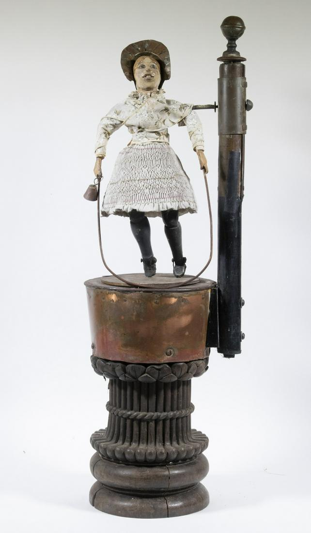 STEAMPUNK ASSEMBLAGE 'JUMP-ROPE' AUTOMATON (1 of 4)