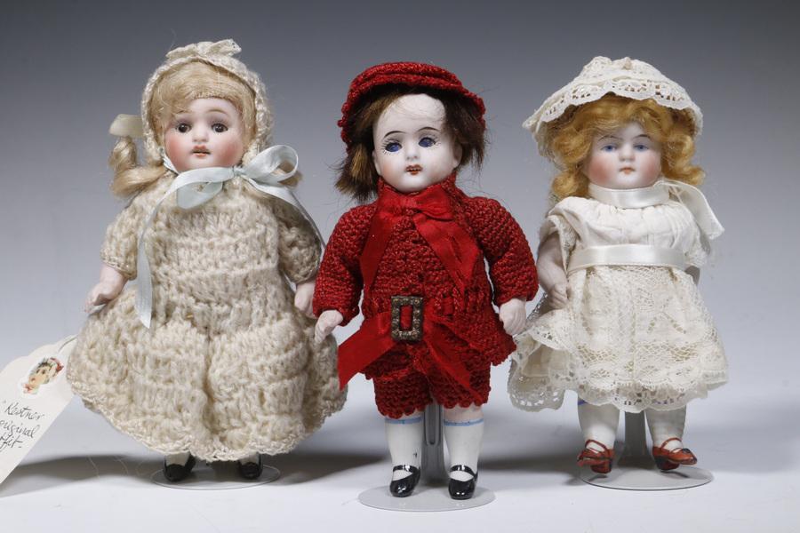 (3) GERMAN BISQUE DOLLS (1 of 4)