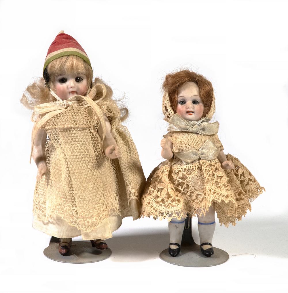 (2) GERMAN ALL BISQUE DOLLS (1 of 8)