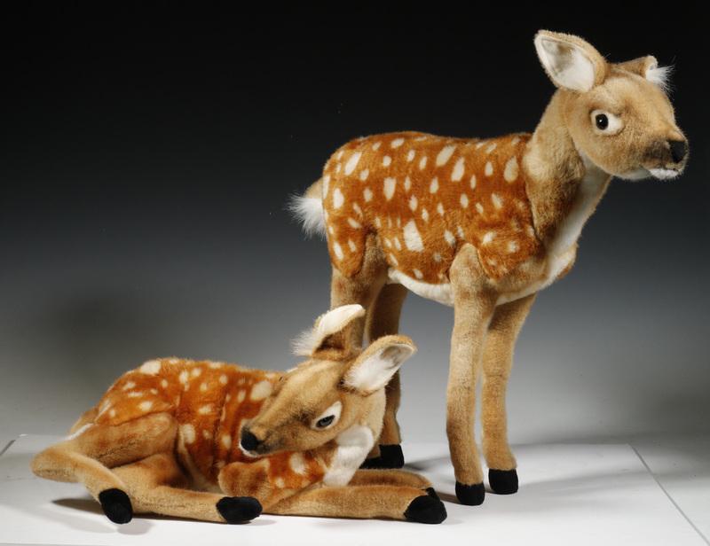 (2) HANSA STUFFED DEER TOYS (1 of 4)