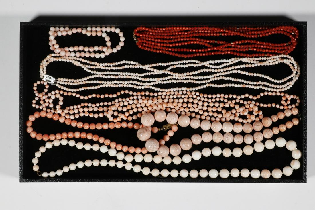 (8) 20TH C. CERAMIC BEAD NECKLACES (1 of 8)