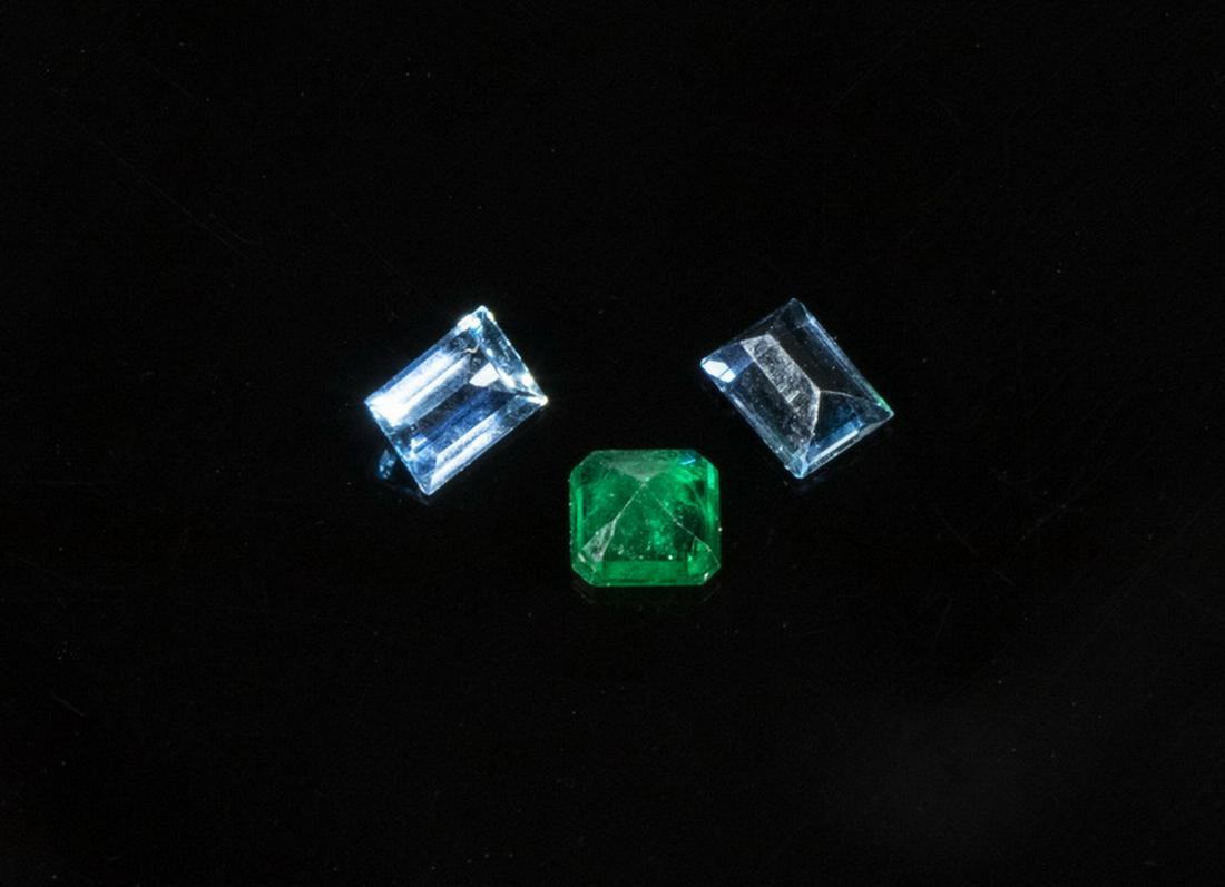LOT OF (3) LOOSE GEMSTONES (1 of 1)