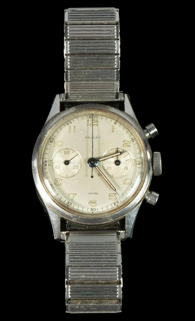 1940's VINTAGE GENT'S GALLET 2 REGISTER CHRONOGRAPH (1 of 2)