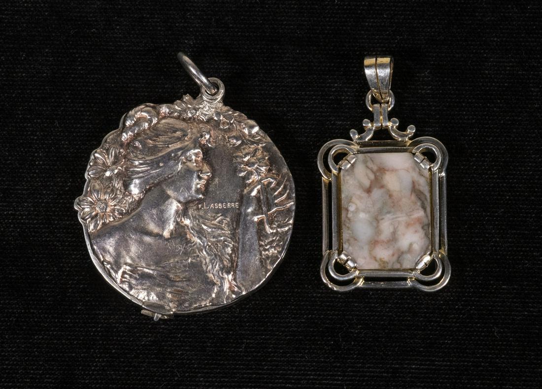 (2) SILVER PENDANTS (1 of 2)
