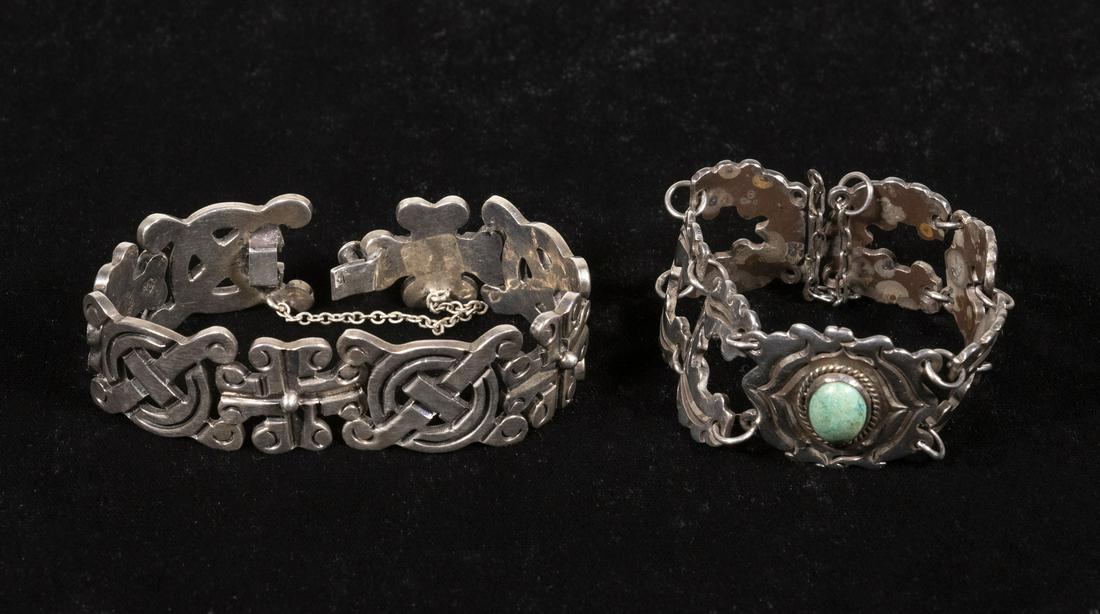 (2) VINTAGE TAXCO MEXICO STERLING BRACELETS (1 of 3)