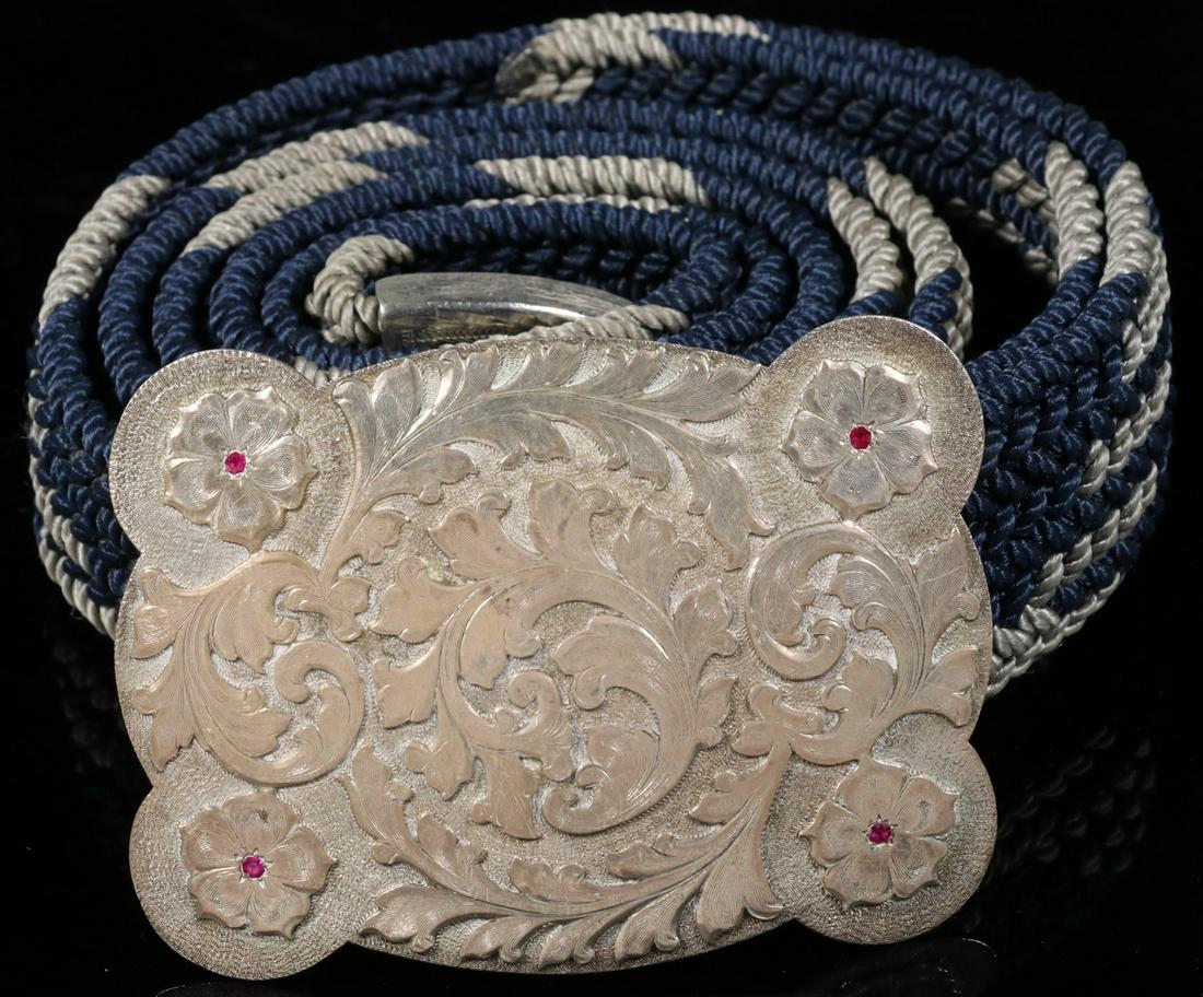 ROBERT BOYD, RENO, NV STERLING BELT BUCKLE (1 of 3)