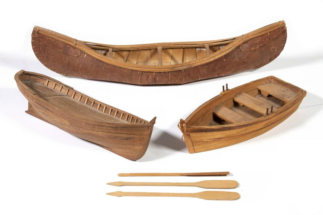 (3) SMALL WOODEN BOATS (1 of 2)
