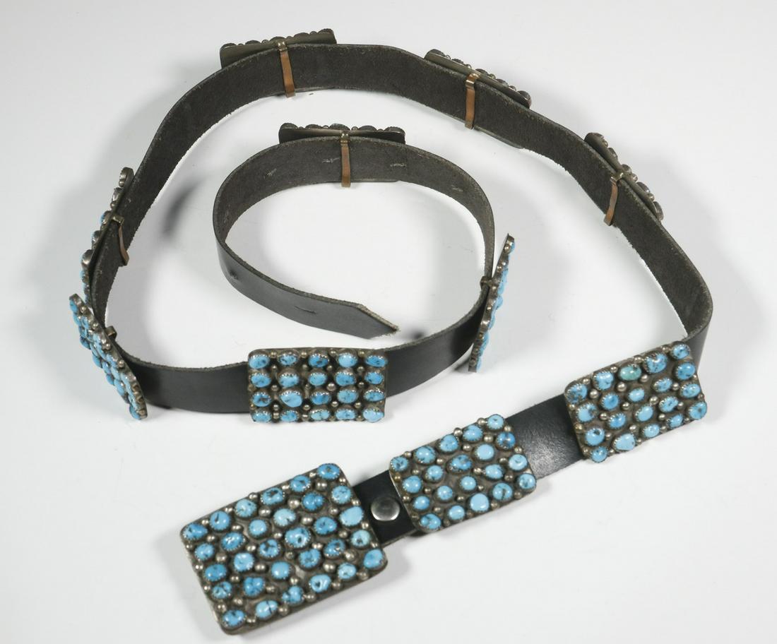 NATIVE AMERICAN CONCHO BELT (1 of 2)