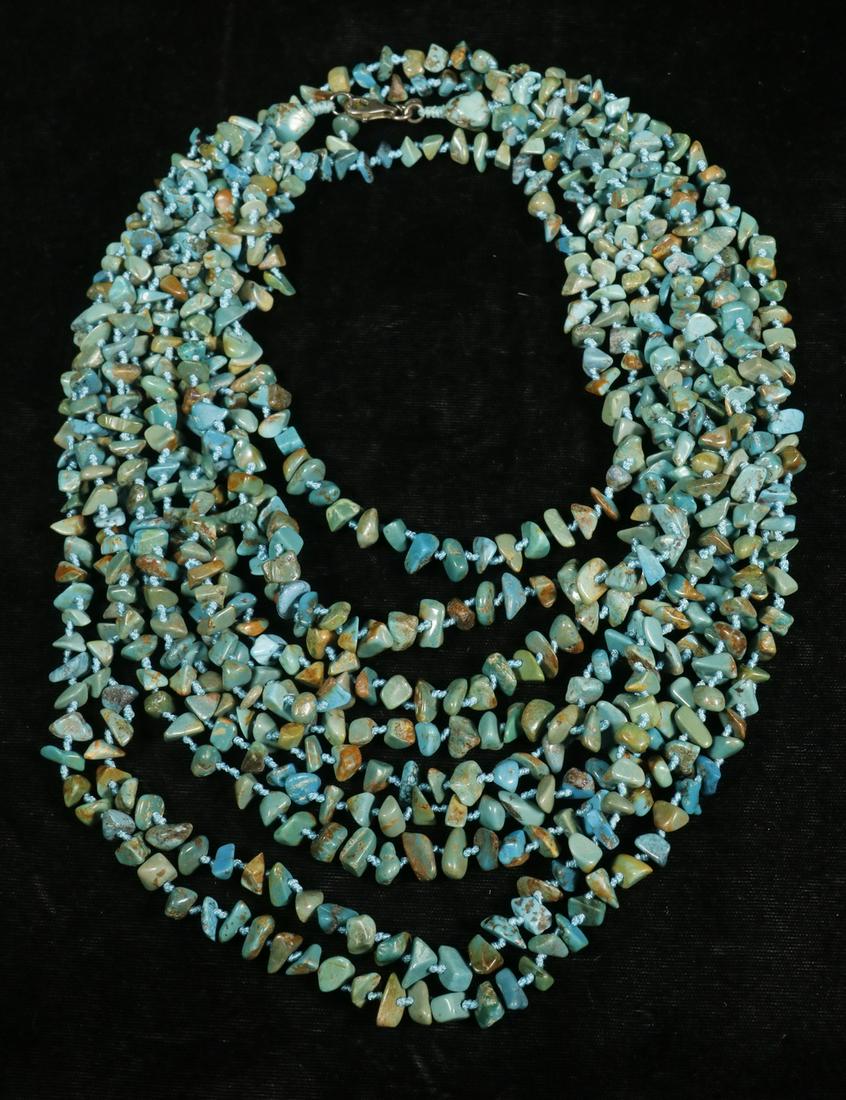 TURQUOISE NUGGET NECKLACE (1 of 1)