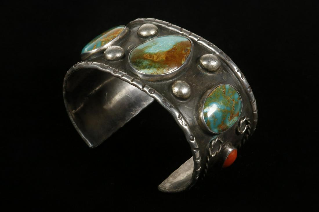 NATIVE AMERICAN CUFF BRACELET (1 of 3)