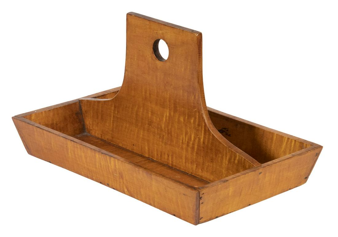 TIGER MAPLE CUTLERY CARRIER (1 of 2)