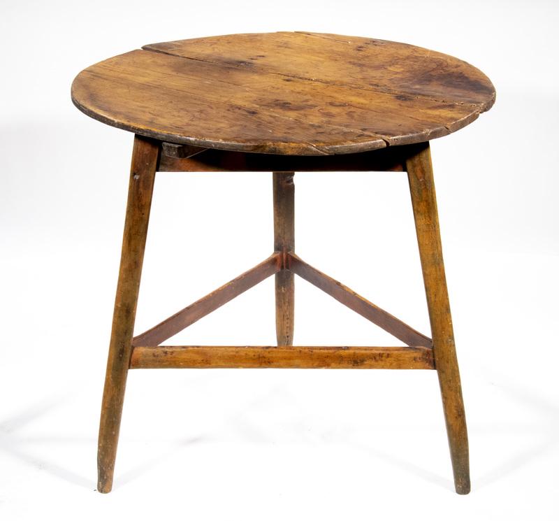 EARLY PINE CRICKET TABLE (1 of 2)
