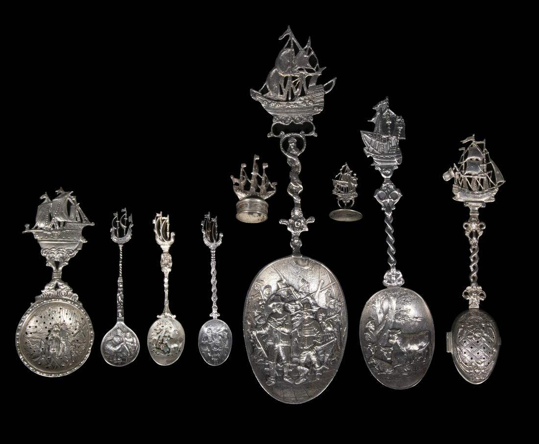 (9 PCS) CONTINENTAL SILVER-PLATE (1 of 4)