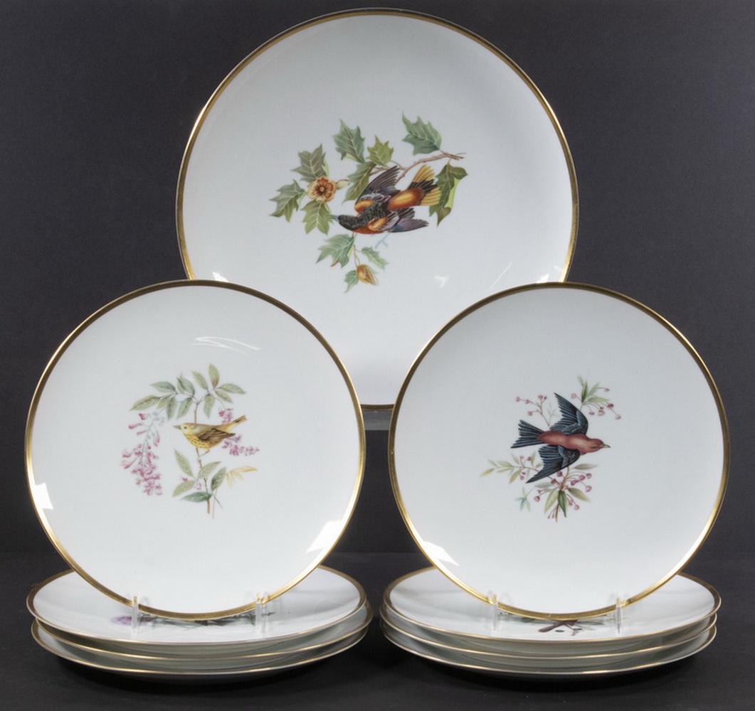 (9) HUTSCHENREUTHER PORCELAIN AUDUBON BIRD PLATES (1 of 2)