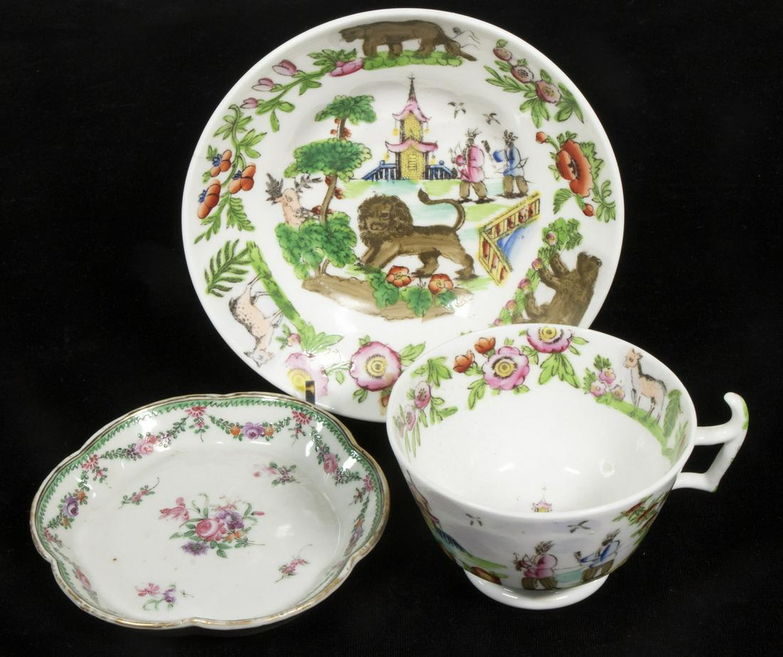 (3 PCS) EARLY PORCELAIN (1 of 2)