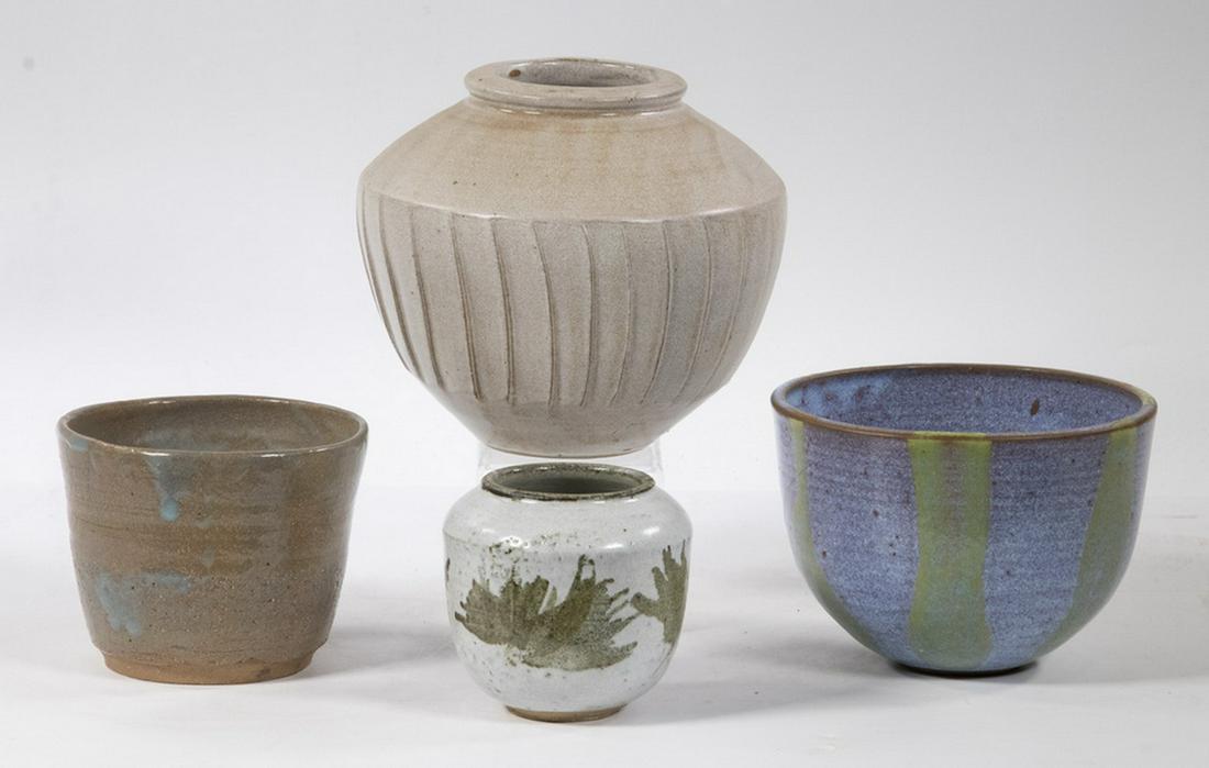 (4 PCS) ART POTTERY (1 of 6)