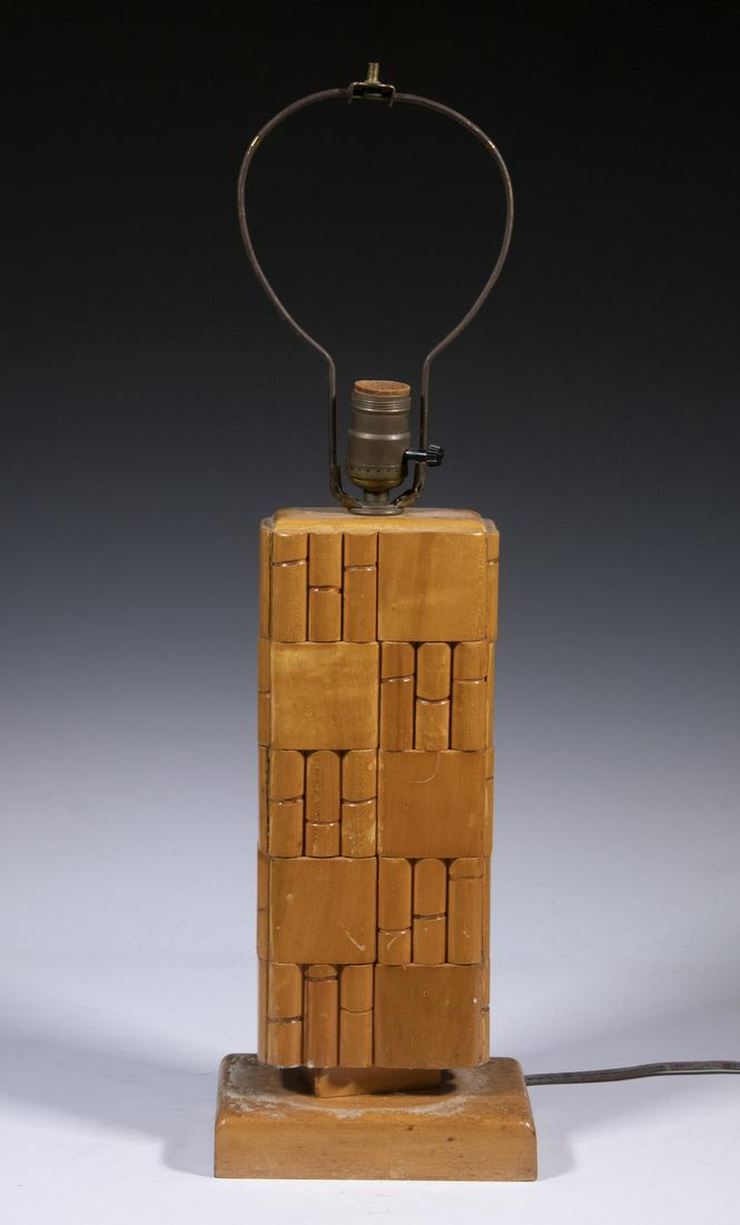 1930'S FAUX BAMBOO TABLE LAMP (1 of 1)