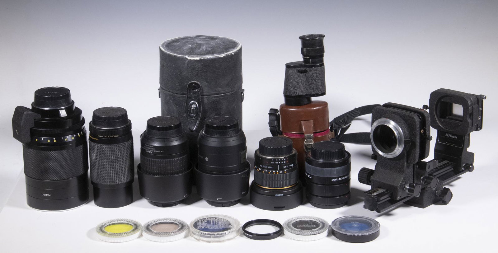 (5) 35MM CAMERA LENSES, PLUS (3) ACCESSORIES (1 of 7)