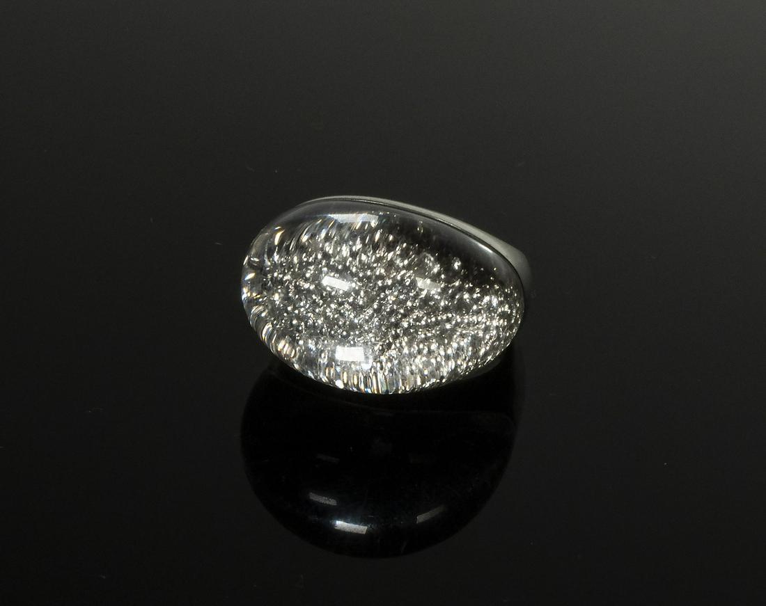 LADIES CRYSTAL & DIAMOND RING (1 of 6)