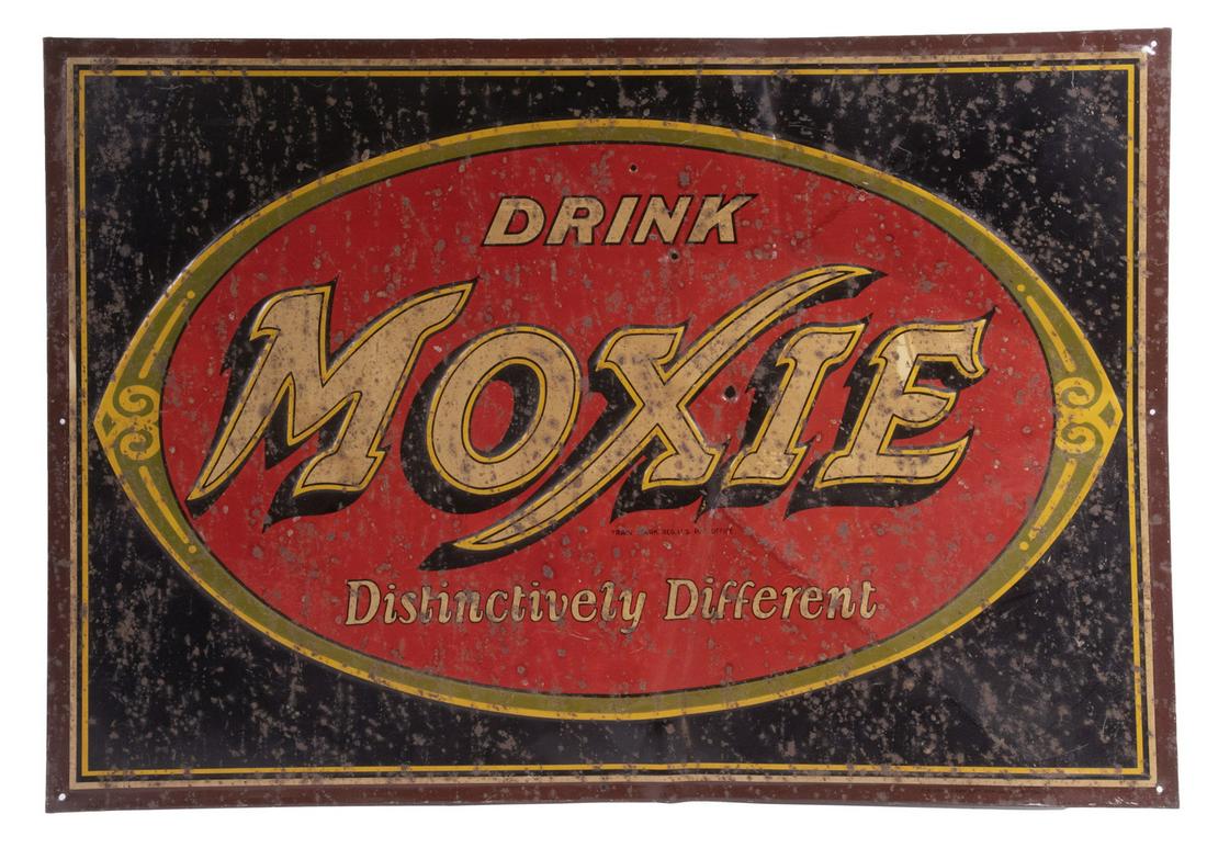 MOXIE TIN ADVERTISING SIGN (1 of 3)