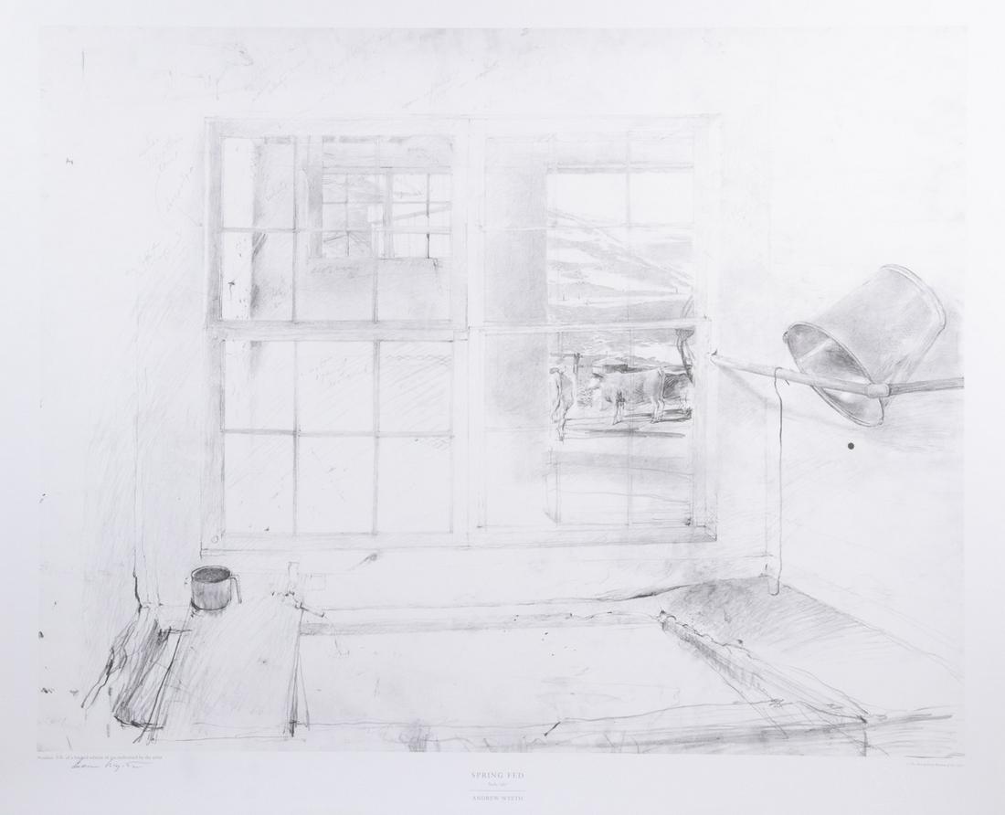 ANDREW NEWELL WYETH (PA/ME, 1917-2009) (1 of 5)