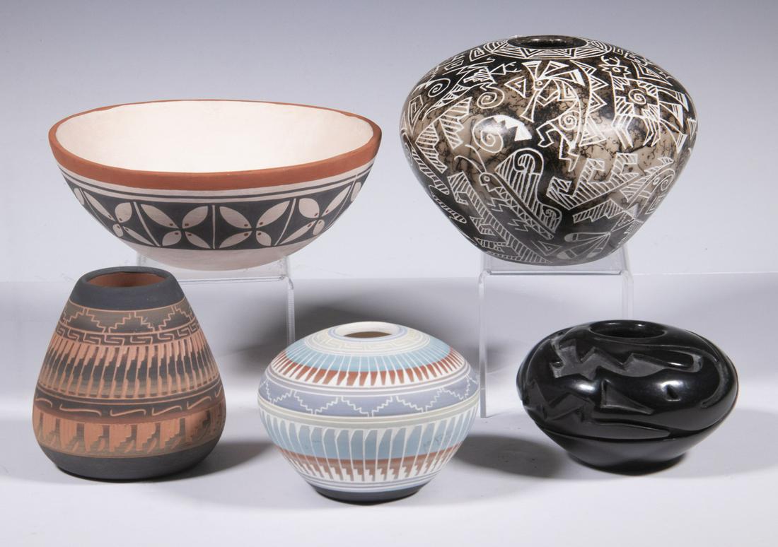 NATIVE AMERICAN POTTERY COLLECTION (1 of 5)