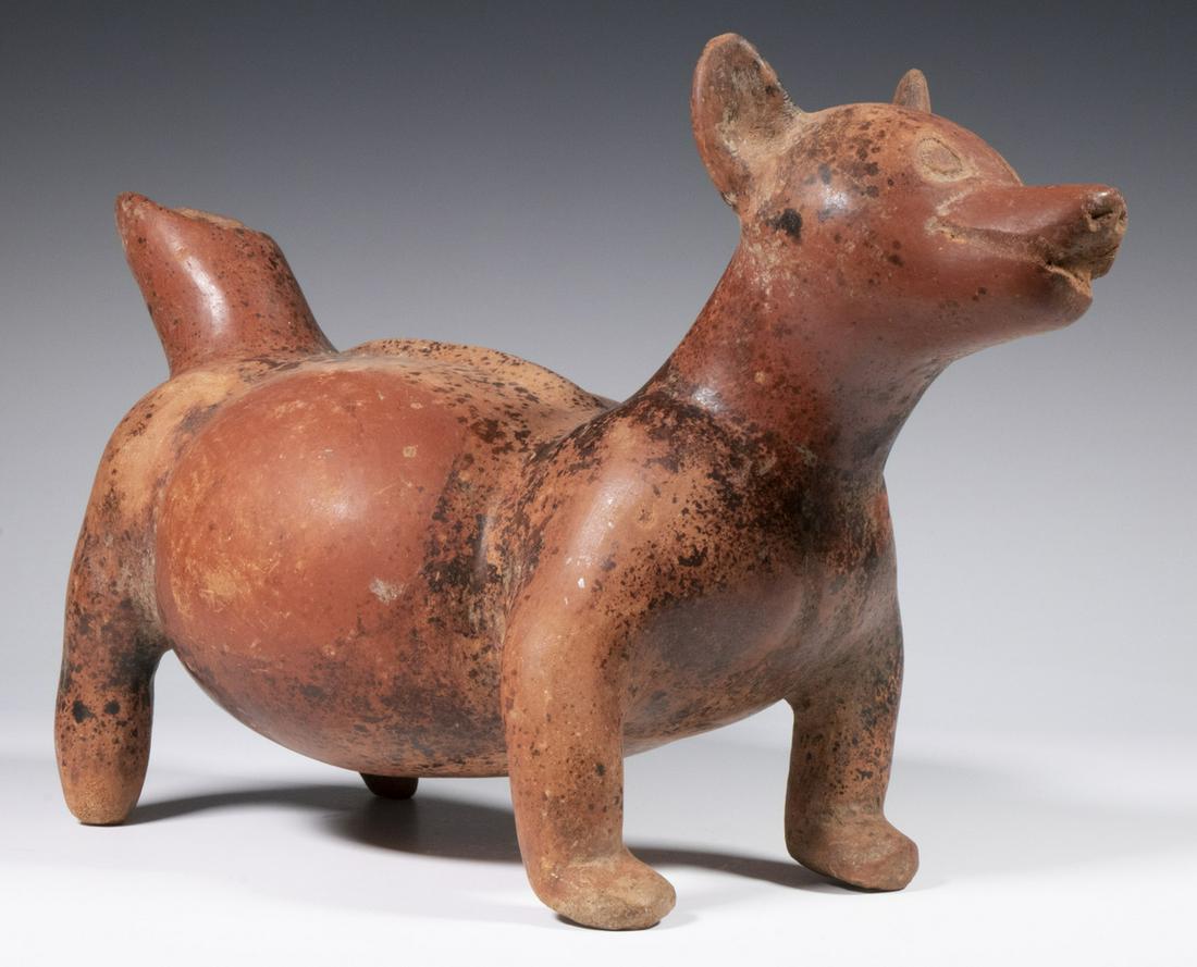 COLIMA MEXICO POTTERY DOG FIGURE (1 of 4)