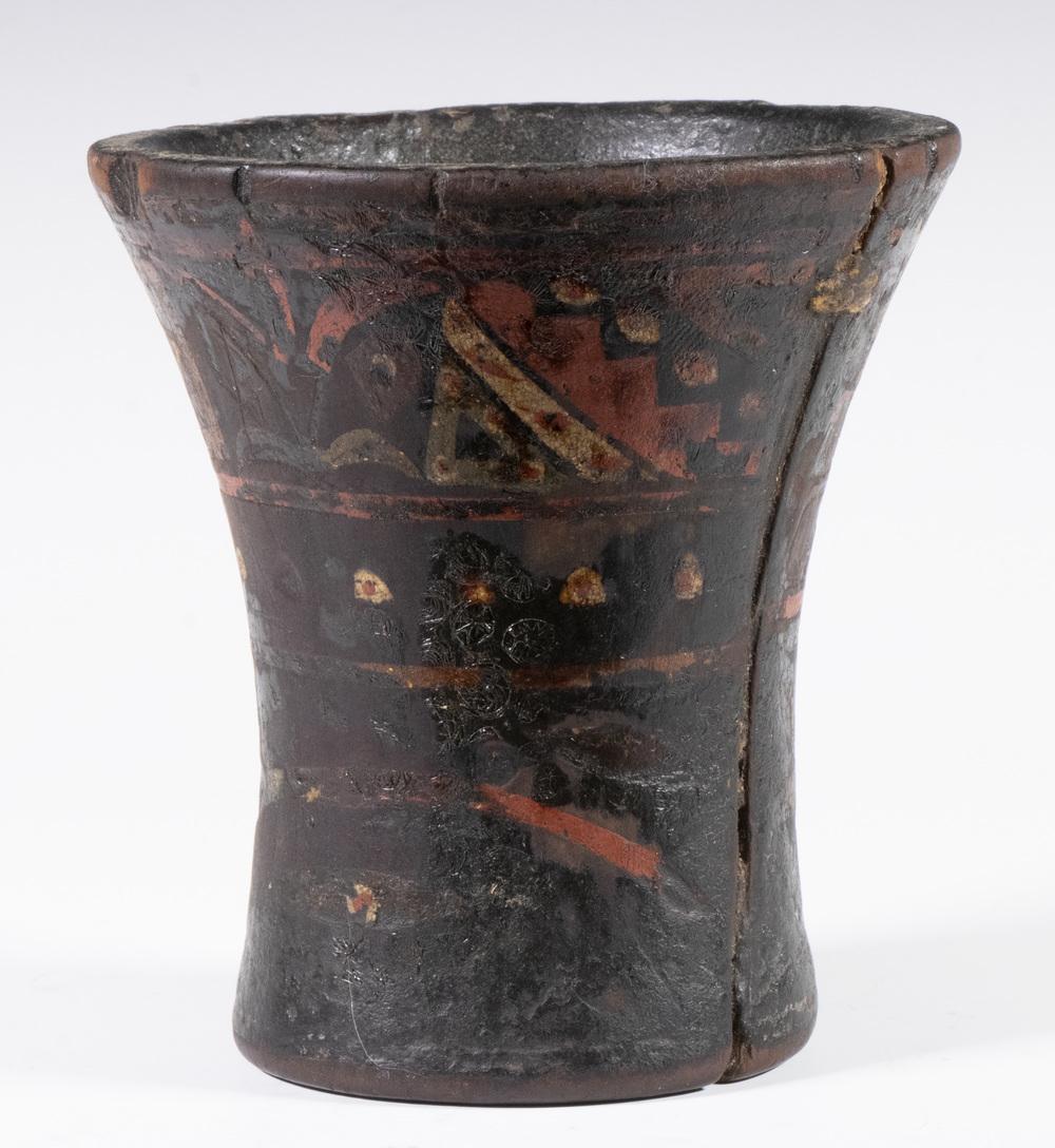 RARE INCA WOODEN CHALICE (1 of 3)