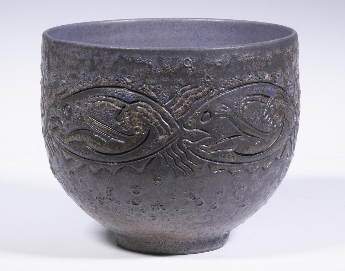 EDWIN & MARY SCHEIER (NH/AZ, 1910-2007/8) STUDIO POTTERY (1 of 3)