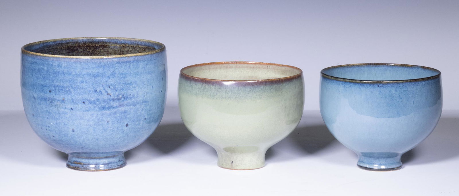 EDWIN & MARY SCHEIER (NH/AZ, 1910-2007/8) STUDIO POTTERY (1 of 4)