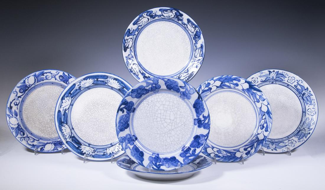 DEDHAM POTTERY PLATES (1 of 3)