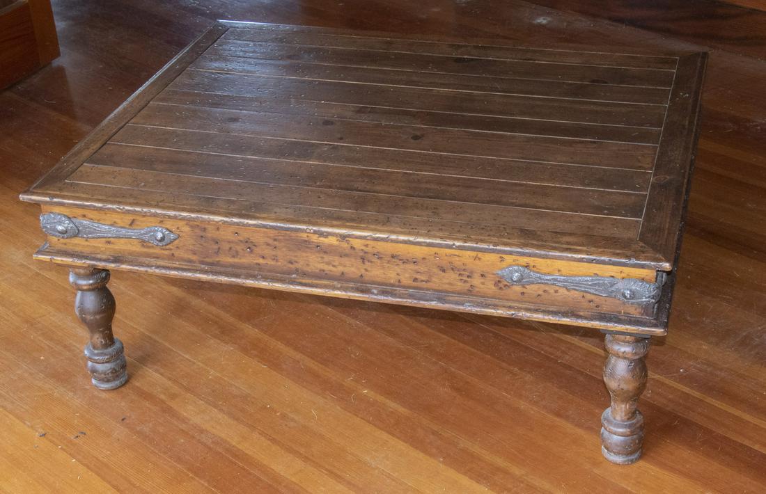HARDWOOD COFFEE TABLE (1 of 2)