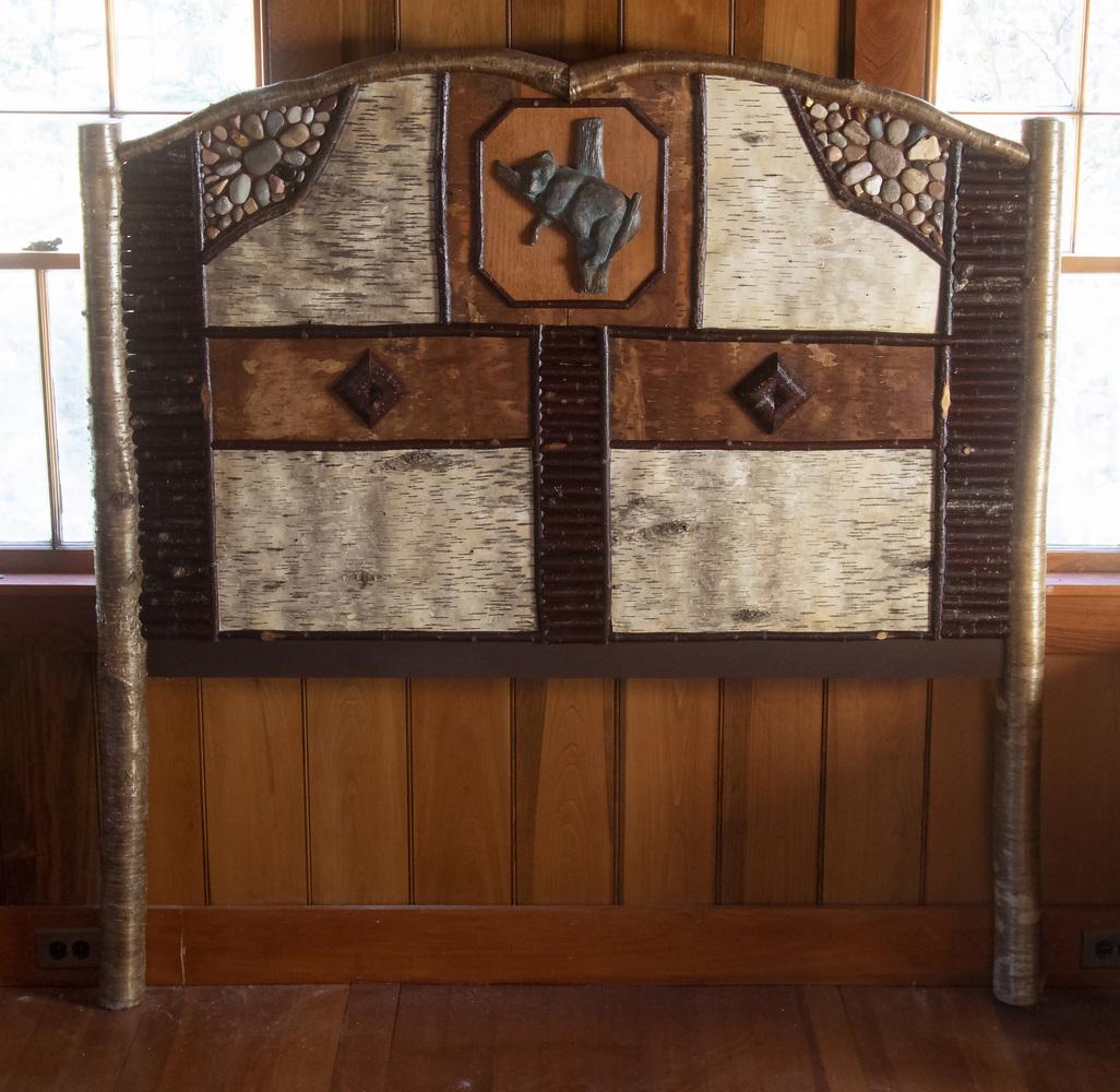 ADIRONDACK STYLE HEADBOARD (1 of 2)