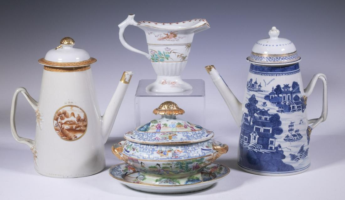 (5 PCS) CHINESE EXPORT PORCELAIN (1 of 5)
