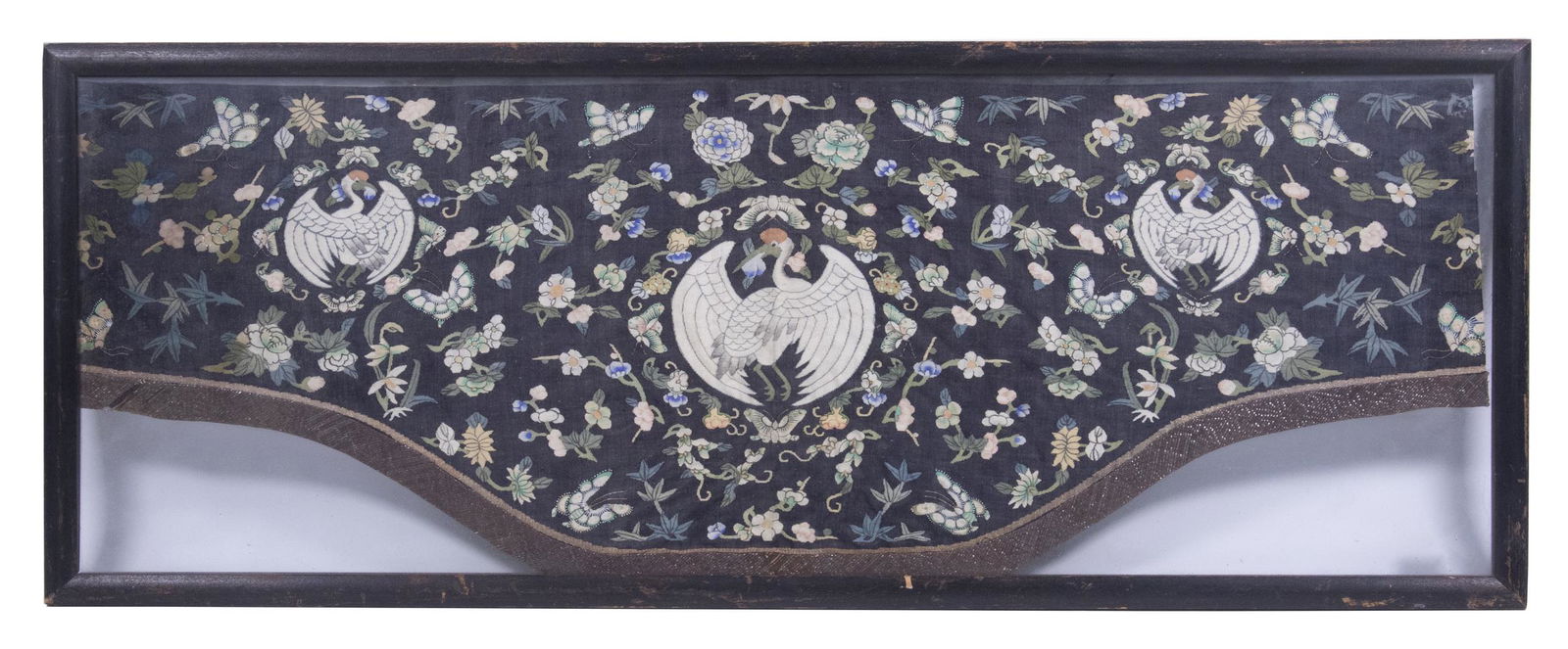 FRAMED CHINESE FORBIDDEN STITCH APPAREL FRAGMENT (1 of 4)