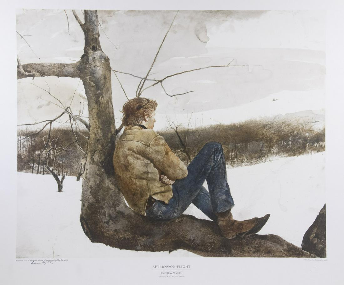 ANDREW NEWELL WYETH (PA/ME, 1917-2009) (1 of 5)