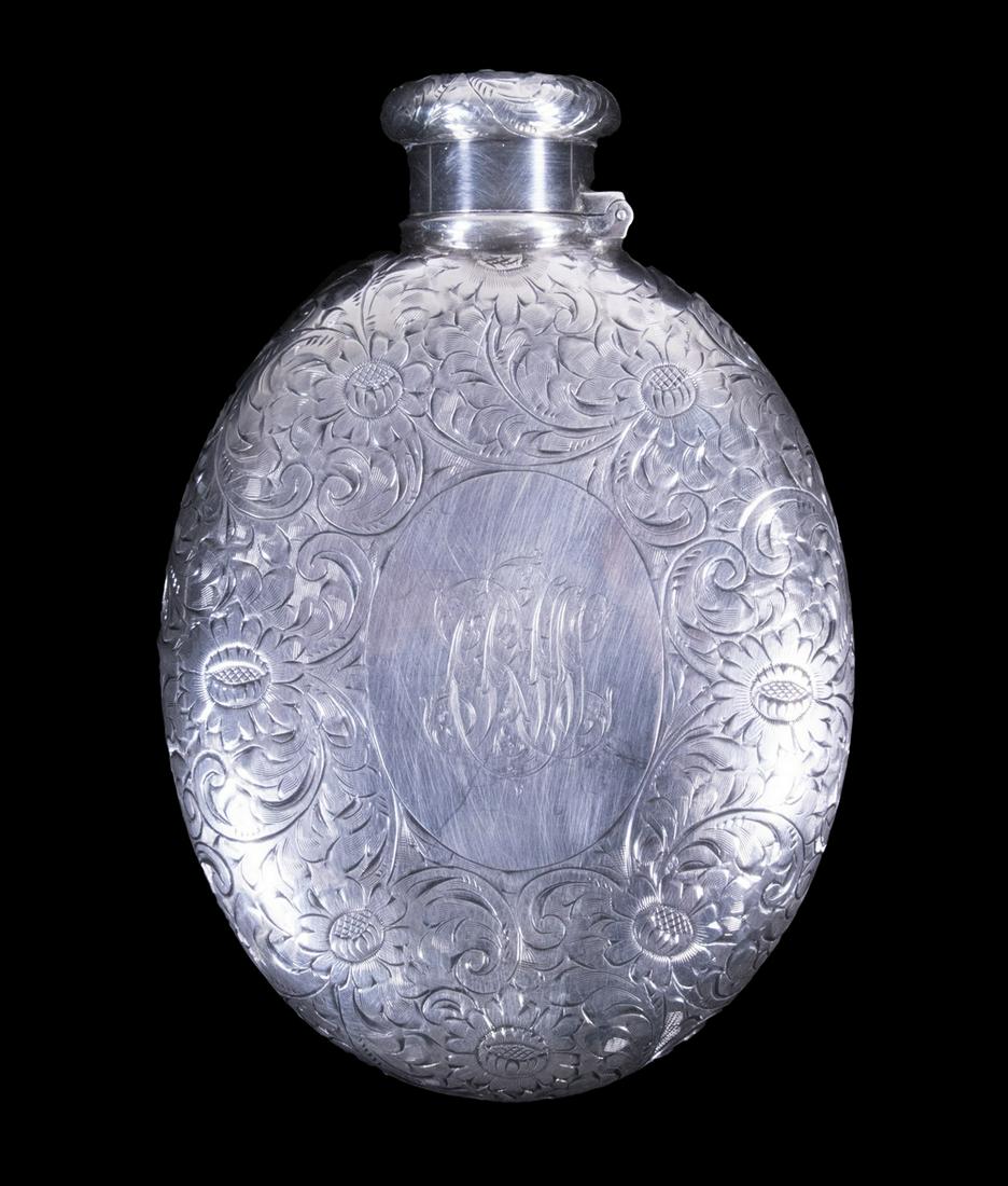 TIFFANY & CO. STERLING FLASK (1 of 5)