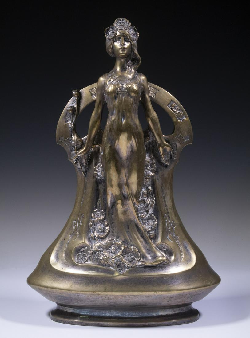 CHARLES KORSCHANN (CZECH/FRANCE/GERMANY, 1872-1943) FIGURAL VASE (1 of 5)