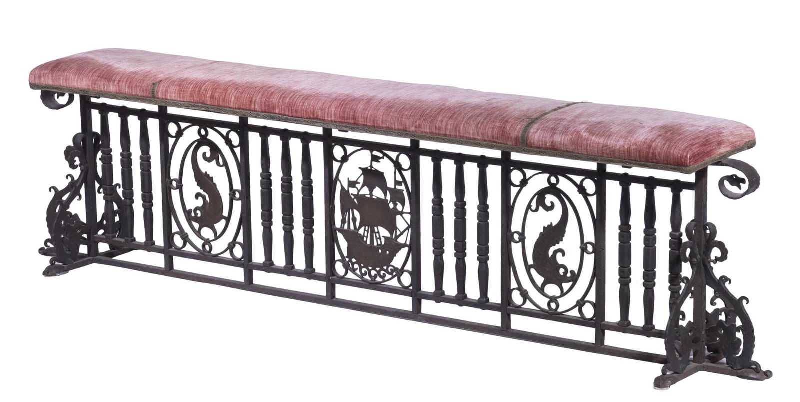 OSCAR BACH IRON AND BRONZE BENCH (1 of 3)