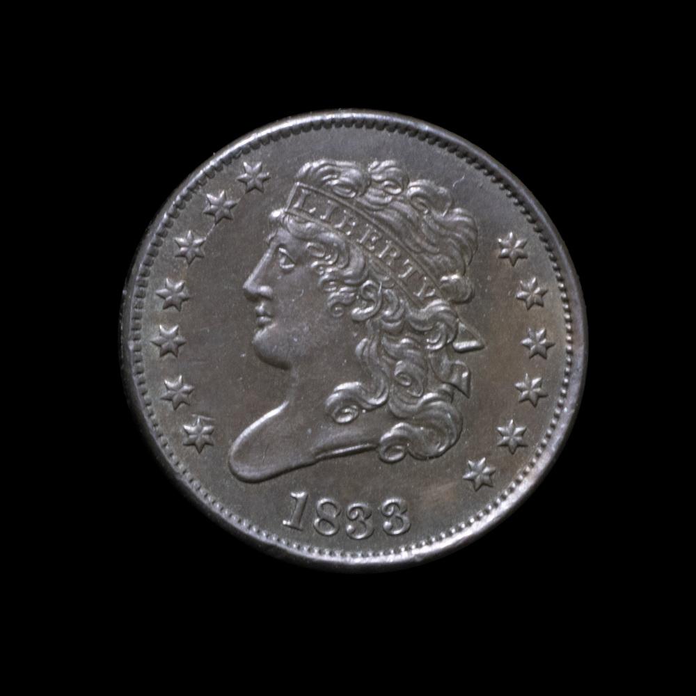 1833 CLASSIC HEAD HALF CENT (1 of 2)