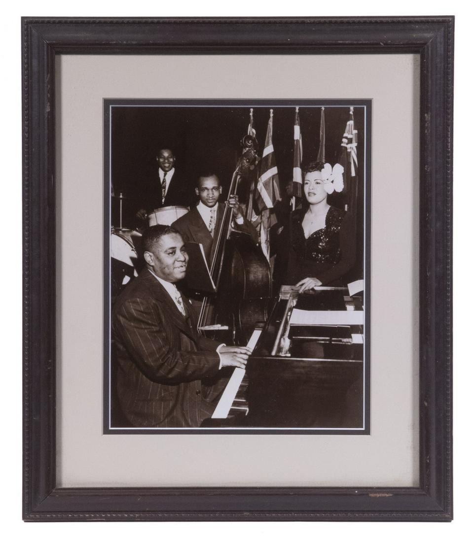 REPRINT PHOTO OF BILLIE HOLIDAY & ART TATUM, FRAMED (1 of 3)