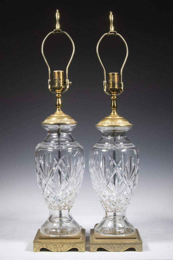PR WATERFORD CRYSTAL LAMPS (1 of 2)