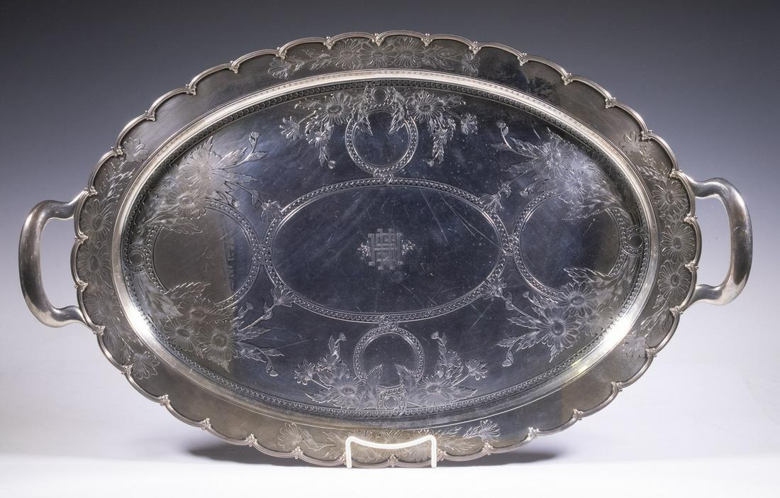 TIFFANY & CO. STERLING SERVING TRAY (1 of 4)