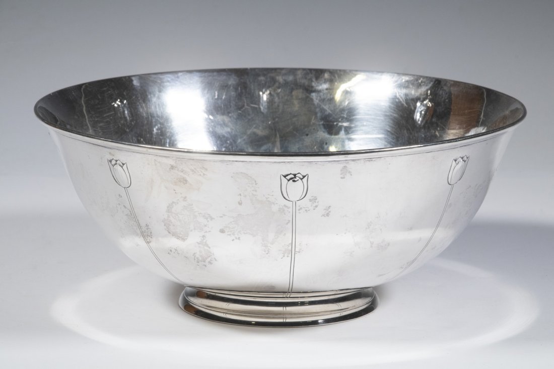 ARTHUR J. STONE STERLING SILVER BOWL (1 of 3)