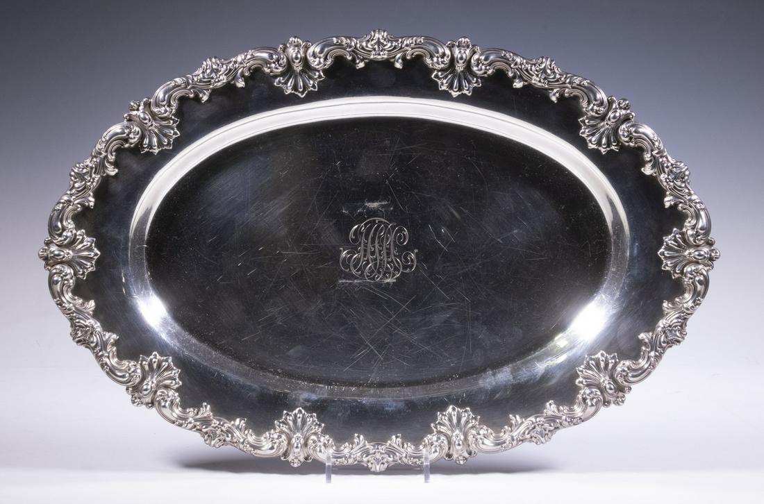 J.E. CALDWELL & CO. STERLING TRAY (1 of 3)