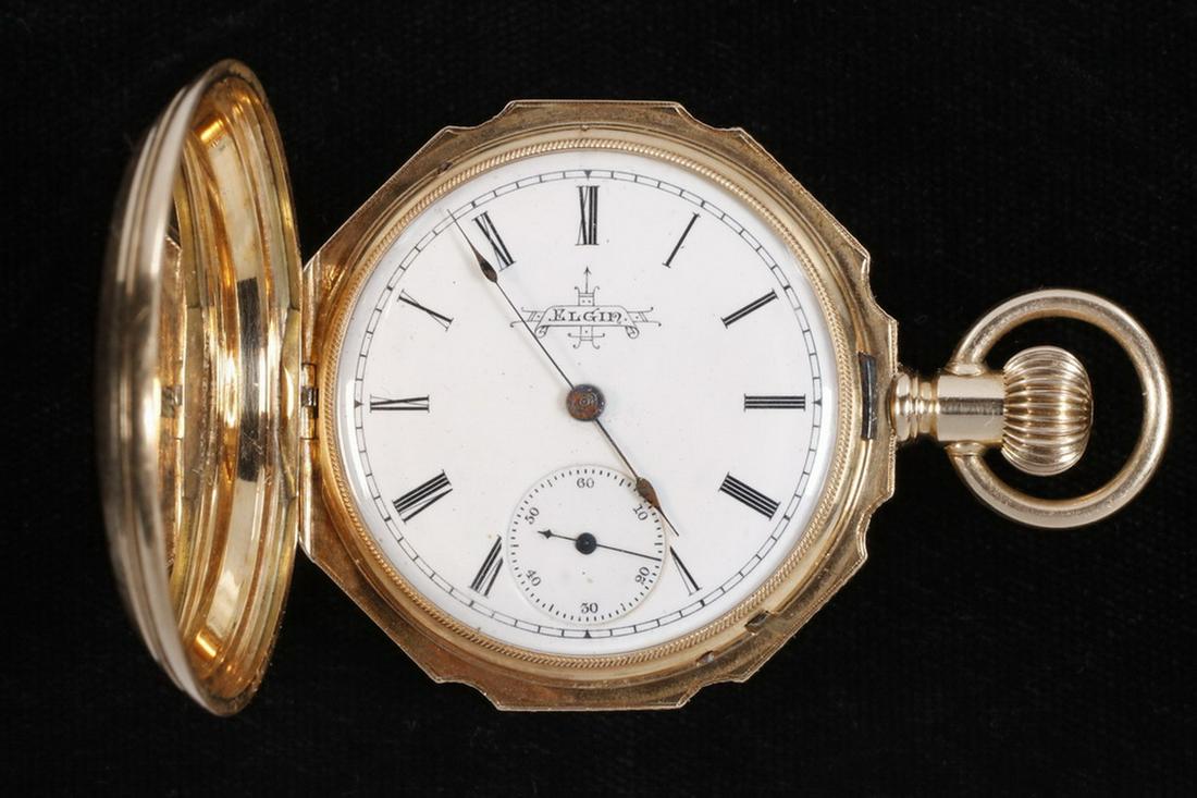 ELGIN 14K GOLD PENDANT WATCH (1 of 5)