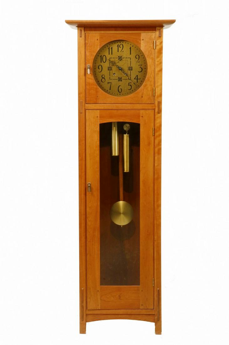 STICKLEY MISSION TALL CLOCK (1 of 4)